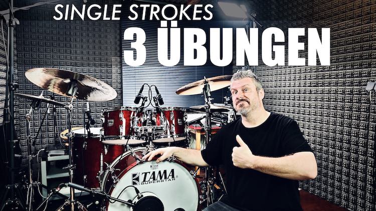 Single Strokes 3 Übungen Titelbild